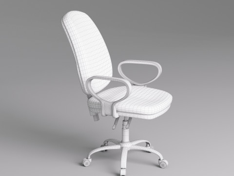 Office Manager Chair 003 3D Model