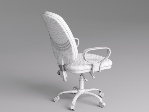 Office Manager Chair 003 3D Model