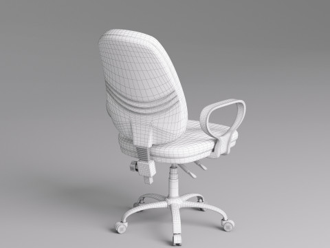 Office Manager Chair 003 3D Model