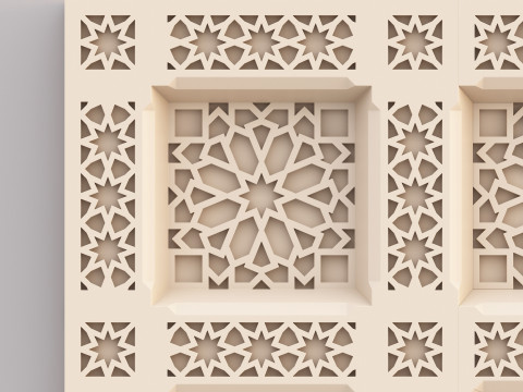 Classic Islamic Ceiling 001 3D Модель