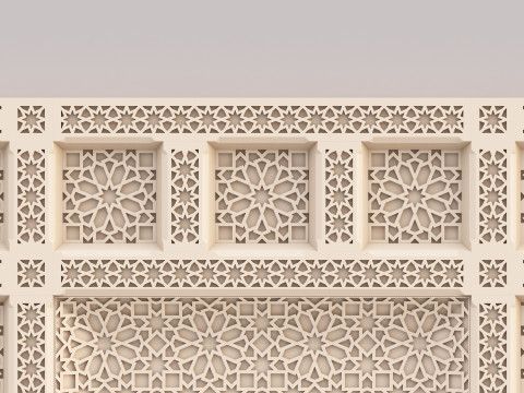 Classic Islamic Ceiling 001 3D Модель