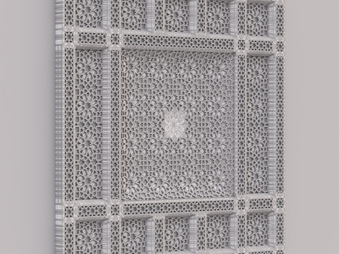 Classic Islamic Ceiling 001 3D Модель