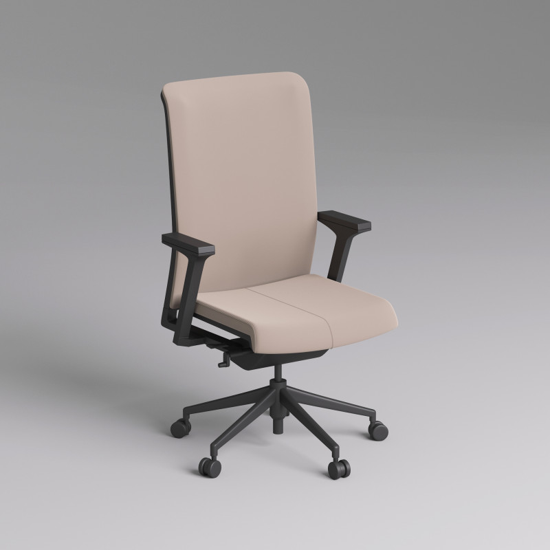 Office Manager Chair 004 3D Model .c4d .max .obj .3ds .fbx .stl .blend 