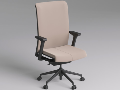 Office Manager Chair 004 3D Model