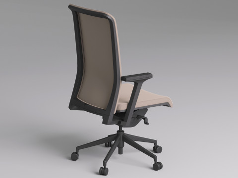 Office Manager Chair 004 3D Model
