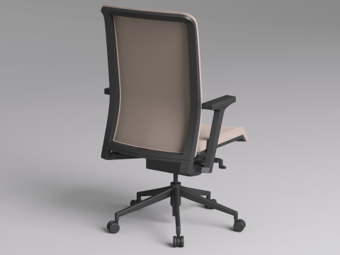 Office Manager Chair 004 3D Model