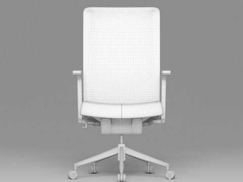 Office Manager Chair 004 3D Model