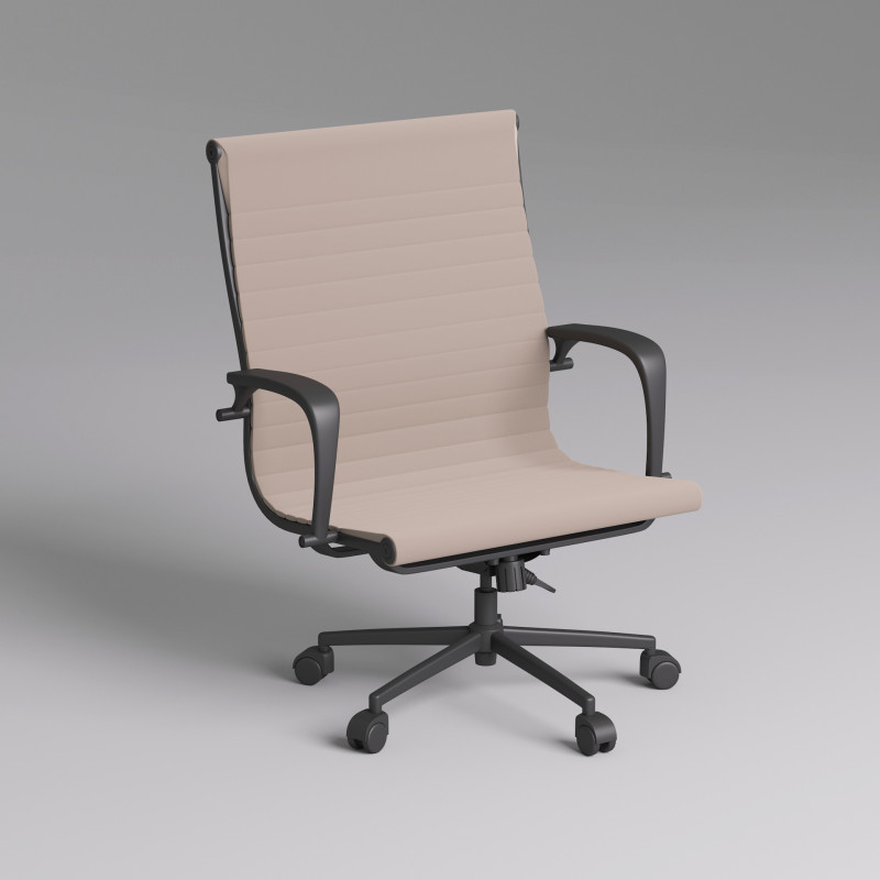 Office Manager Chair 005 3D Model .c4d .max .obj .3ds .fbx .stl .blend