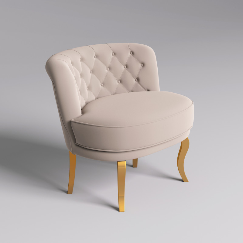 Chesterfield Fabric Berjer 004 3D 模型 .c4d .max .obj .3ds .fbx .stl .blend 