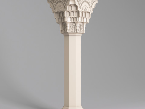 Classic Islamic Column 007 3Dモデル