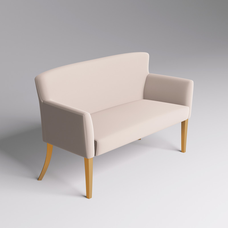 Fabric Sofa 003 3D Модель .c4d .max .obj .3ds .fbx .stl .blend