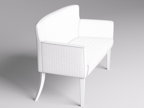 Fabric Sofa 003 3D Модель