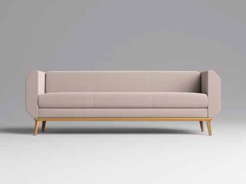 Fabric Sofa 004 3D Model