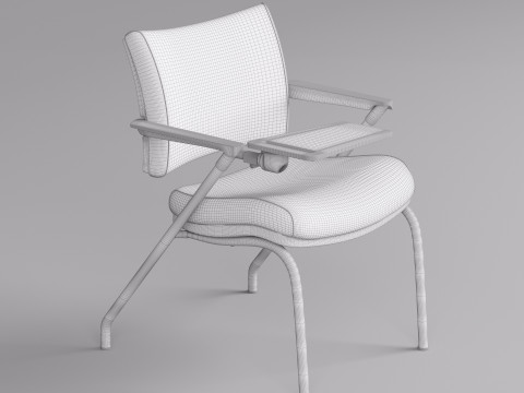 School Chair 001 3D Model