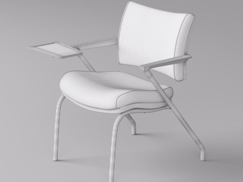 School Chair 001 3D Model