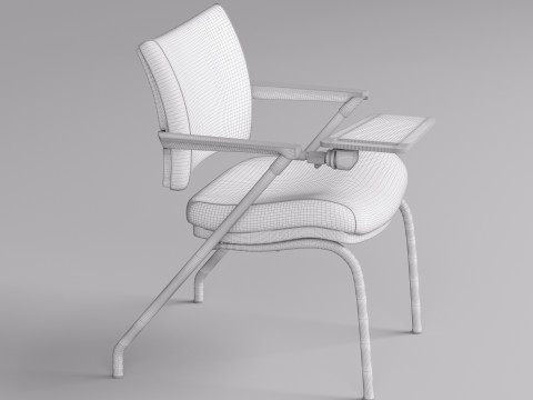 School Chair 001 3D Model