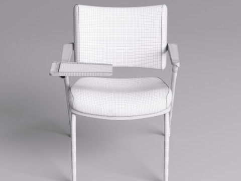 School Chair 001 3D Model