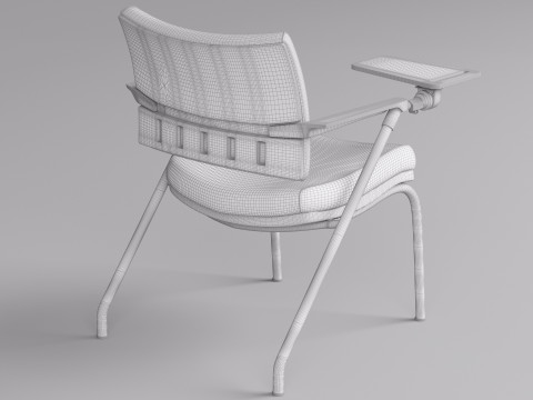 School Chair 001 3D Model