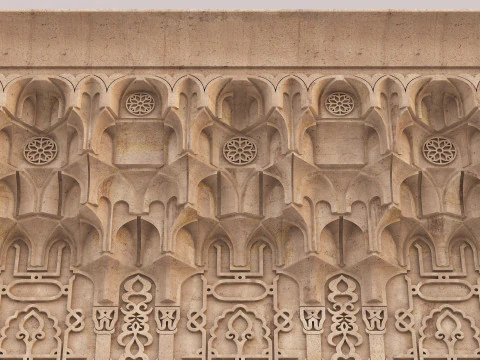 Architectural Muqarnas Cornice 005 3D Model