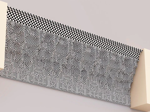 Architectural Muqarnas Cornice 005 3D Model