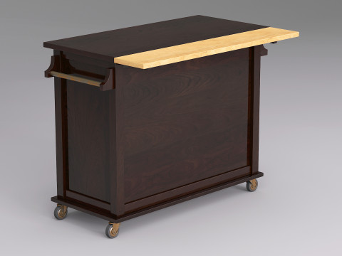 Serving Bar Cart 002 Model 3D