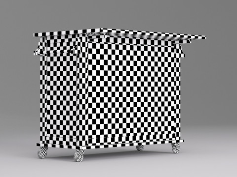 Serving Bar Cart 002 Model 3D