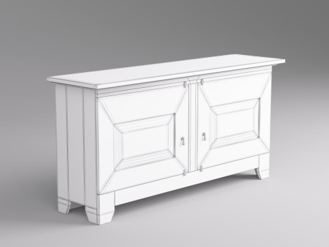 Modern Sideboard 003 Modello 3D