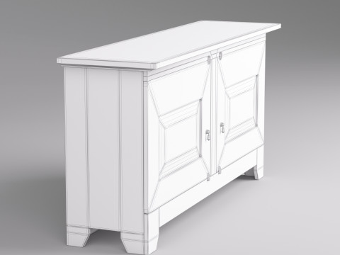 Modern Sideboard 003 Modello 3D