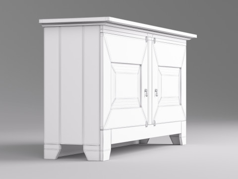 Modern Sideboard 003 Modello 3D