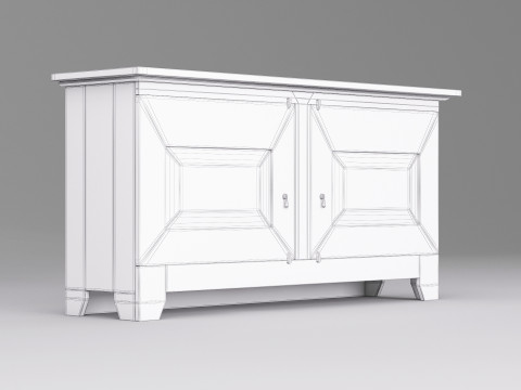 Modern Sideboard 003 Model 3D