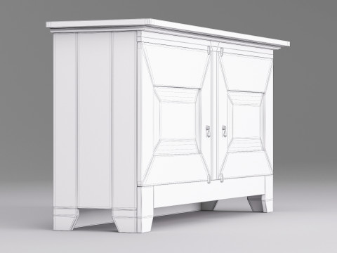 Modern Sideboard 003 Model 3D