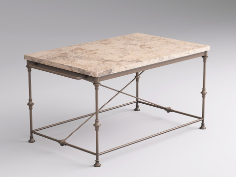 Outdoor Table 001 3D 模型