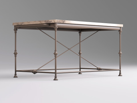 Outdoor Table 001 Modello 3D