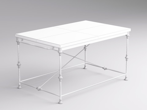 Outdoor Table 001 Modello 3D