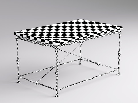 Outdoor Table 001 Modello 3D