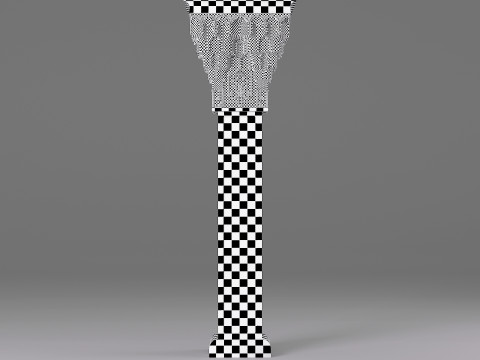 Classic Islamic Muqarnas Column 004 3D Model