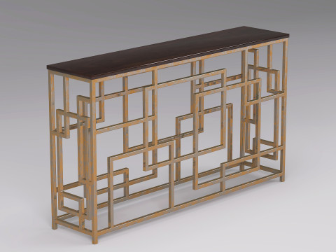 Bar Table 001 3D Model