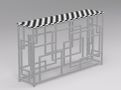 Bar Table 001 3D Modell
