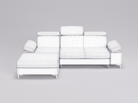Fabric Sofa 005 3D Модель