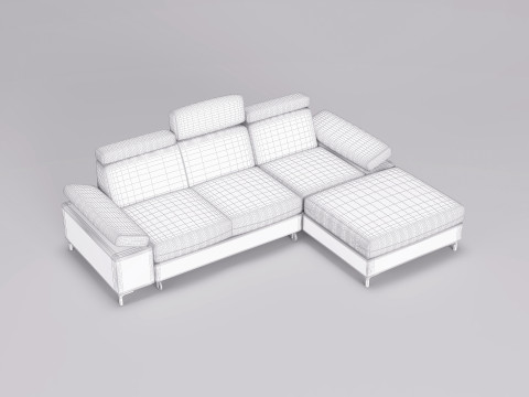 Fabric Sofa 005 3D Модель