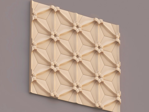 Decorative Wall Panel 001 3D Model
