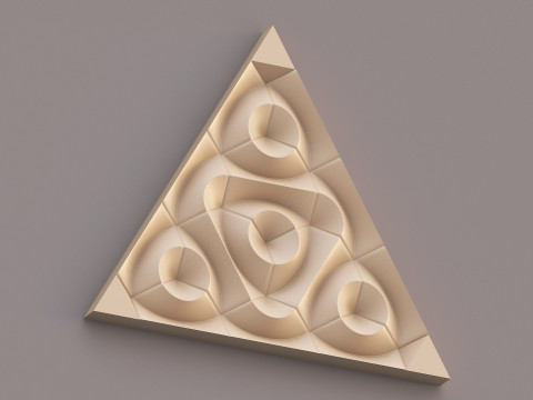 Decorative Wall Panel 012 3D Model