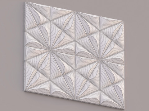 Decorative Wall Panel 013 3D Model