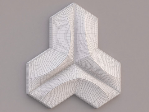 Decorative Wall Panel 014 3D Model