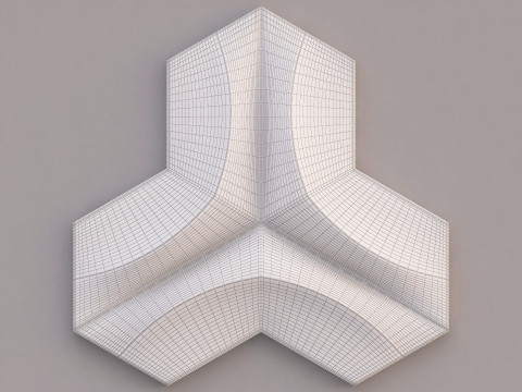 Decorative Wall Panel 014 3D Model