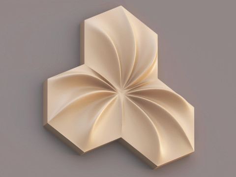Panel Decorativo de Pared 015 Modelo 3D