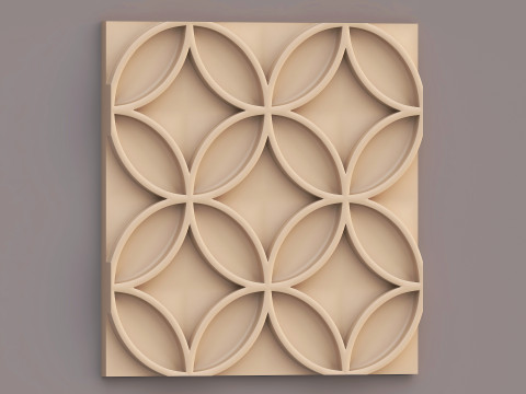 Decorative Wall Panel 016 3D Model
