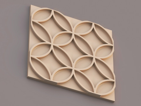 Decorative Wall Panel 016 3D Model