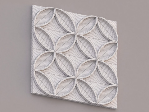 Decorative Wall Panel 016 3D Model