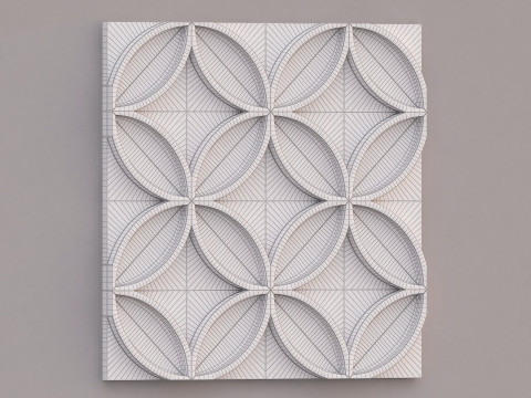 Decorative Wall Panel 016 3D Model